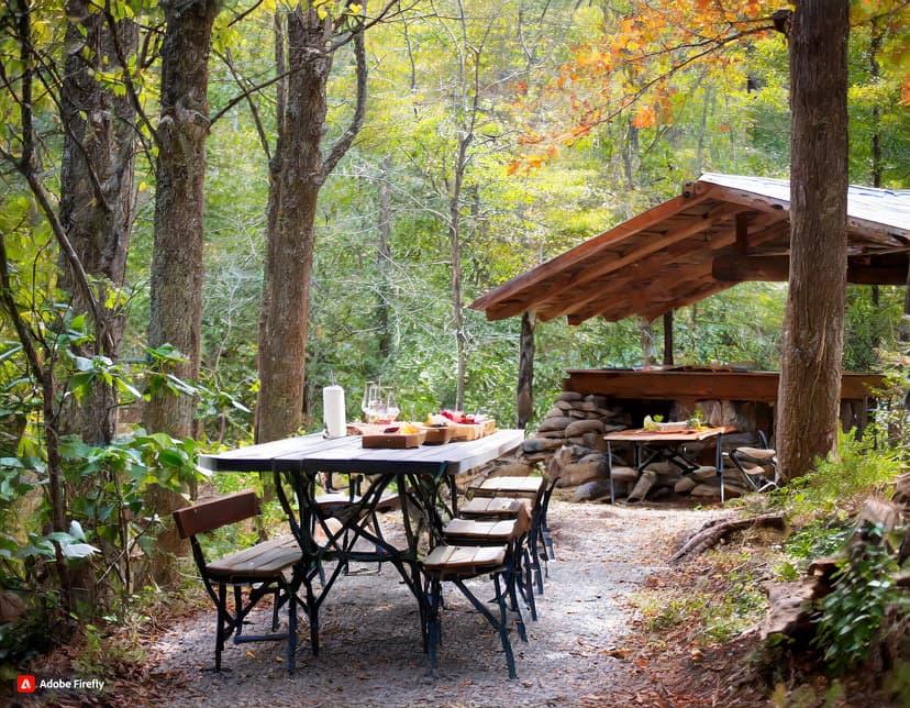 森の中のビストロ